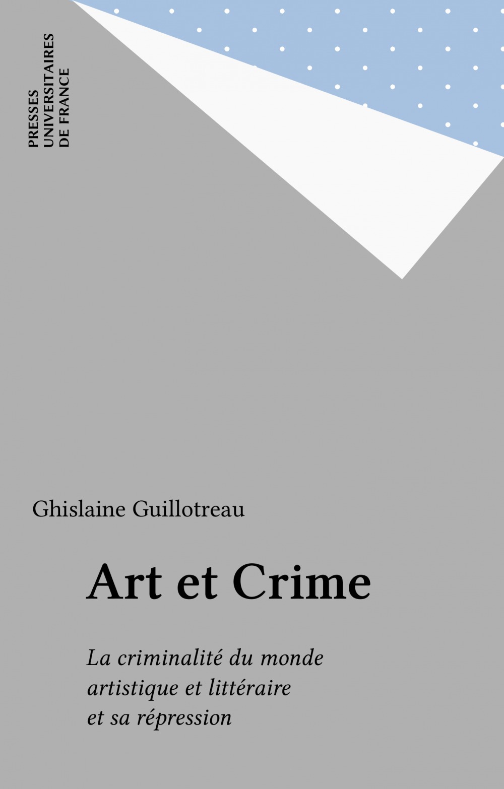 Couverture ebook de Art et Crime, de Ghislaine Guillotreau