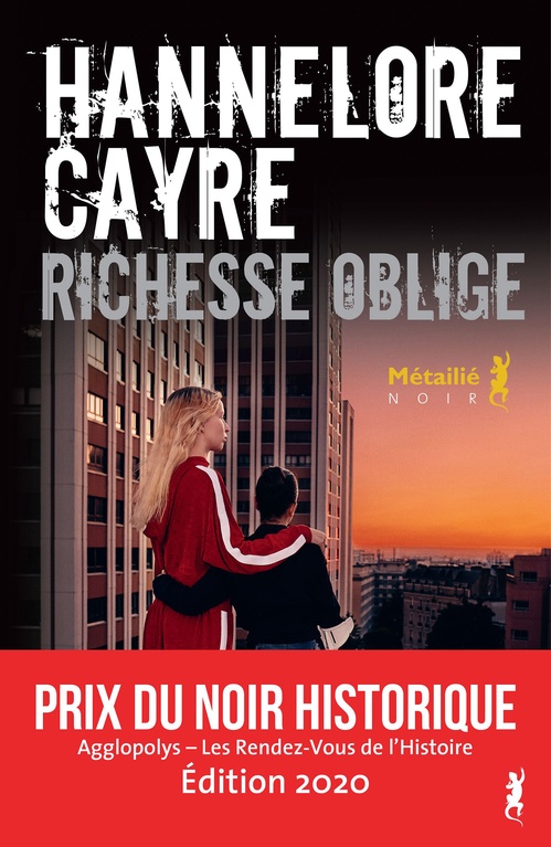 ebook cover of Richesse oblige, by Hannelore Cayre