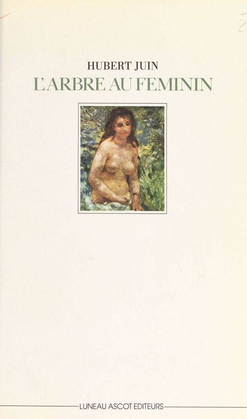 ebook cover of L'arbre au féminin et autres rêveries, by Hubert Juin