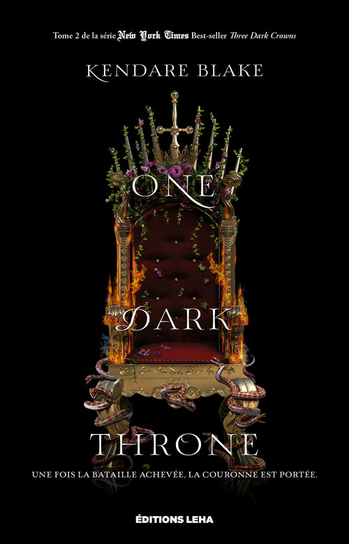 ebook cover of One Dark Throne, by Kendare Blake