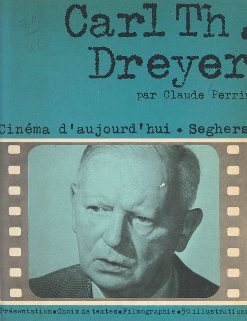 ebook cover of Carl Theodor Dreyer, by Carl theodor Dreyer, Claude Perrin