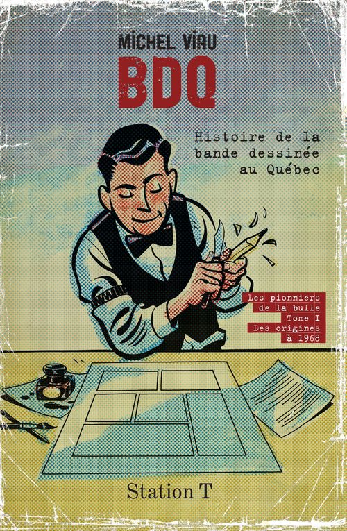 Couverture ebook de BDQ: Histoire de la bande dessinée au Québec, de Michel Viau