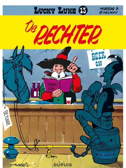 Couverture ebook de De rechter, de René Goscinny, Morris