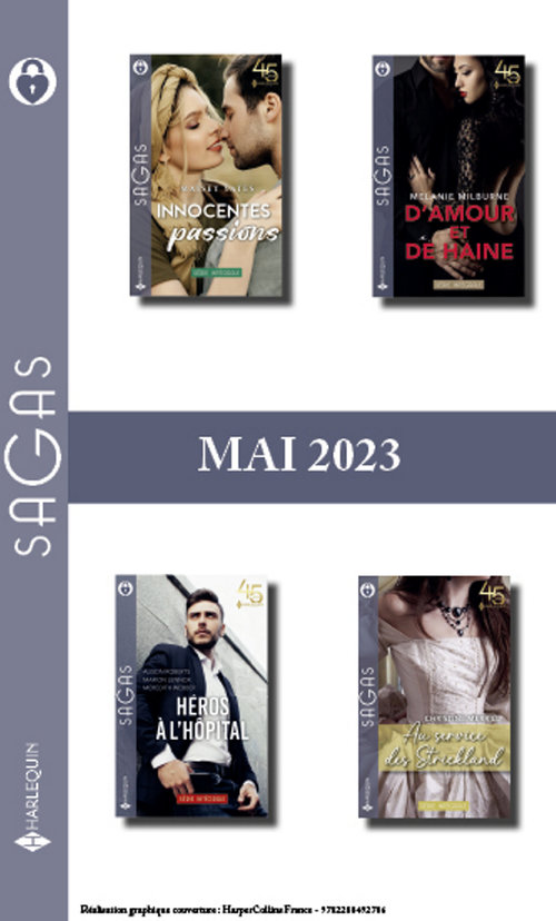 Couverture ebook de Pack mensuel Sagas - 10 romans (Mai 2023), de Collectif