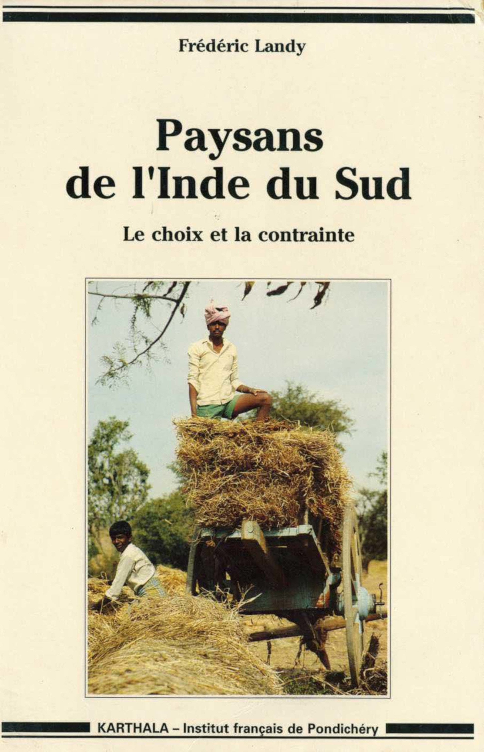 Couverture ebook de Paysans de l´Inde du Sud, de Landy Frederic