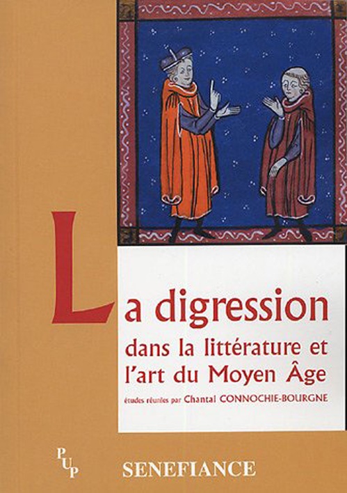 Couverture ebook de La digression dans la littérature et l´art du Moyen Âge, de