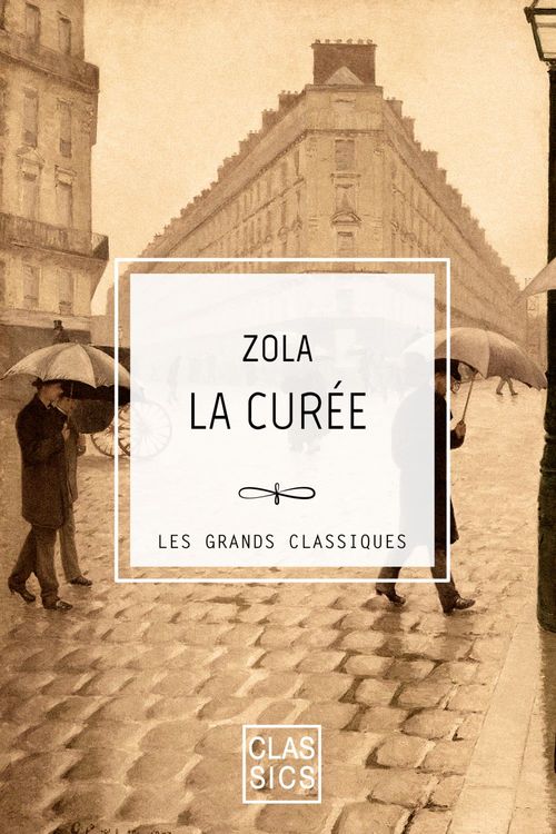 ebook cover of La curée, by Émile Zola
