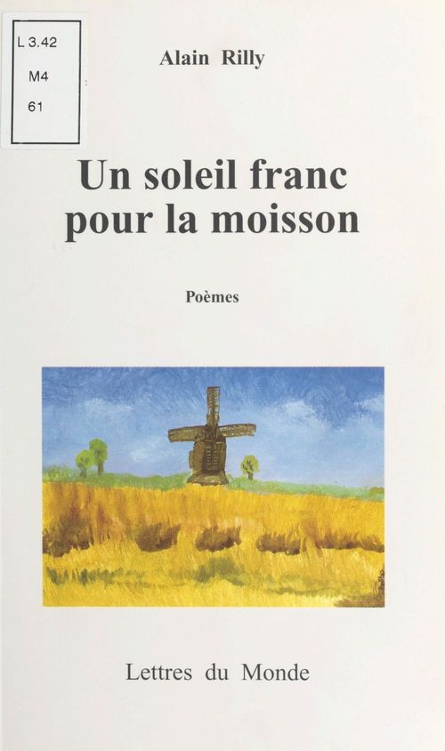 ebook cover of Un soleil franc pour la moisson, by Christophe Dutruille, Alain Rilly