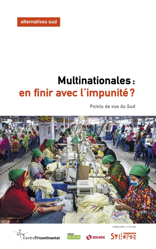 Couverture ebook de Multinationales, en finir avec l'impunité, de Thomas frederic