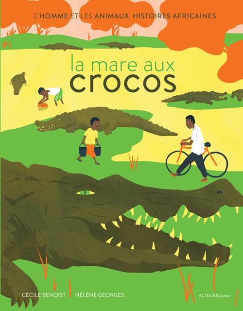 Couverture ebook de La mare aux crocos, de Cécile Benoist