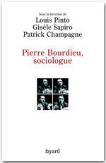Couverture ebook de Pierre Bourdieu, sociologue, de