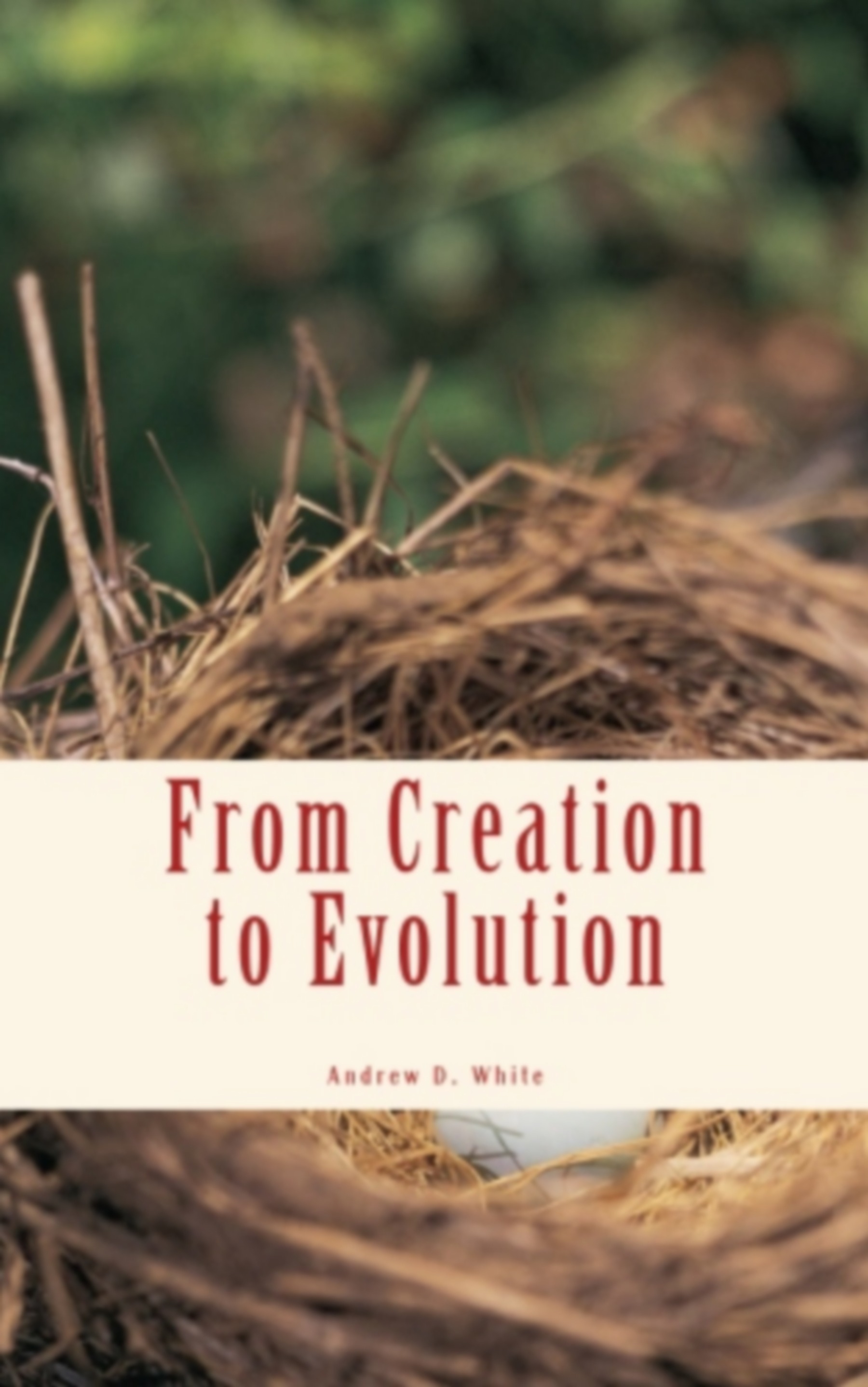 ebook cover of From Creation to Evolution, by Andrew Dickson White