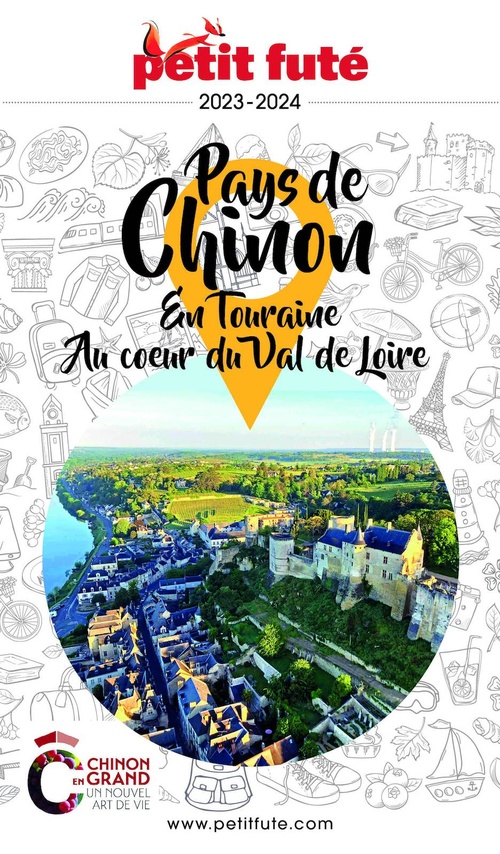 Couverture ebook de PAYS DE CHINON 2023/2024 Petit Futé, de Collectif petit futé