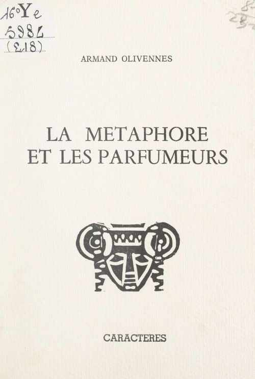 ebook cover of La métaphore et les parfumeurs, by Armand Olivennes