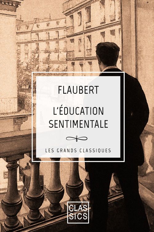 Couverture ebook de L'éducation sentimentale, de Gustave Flaubert