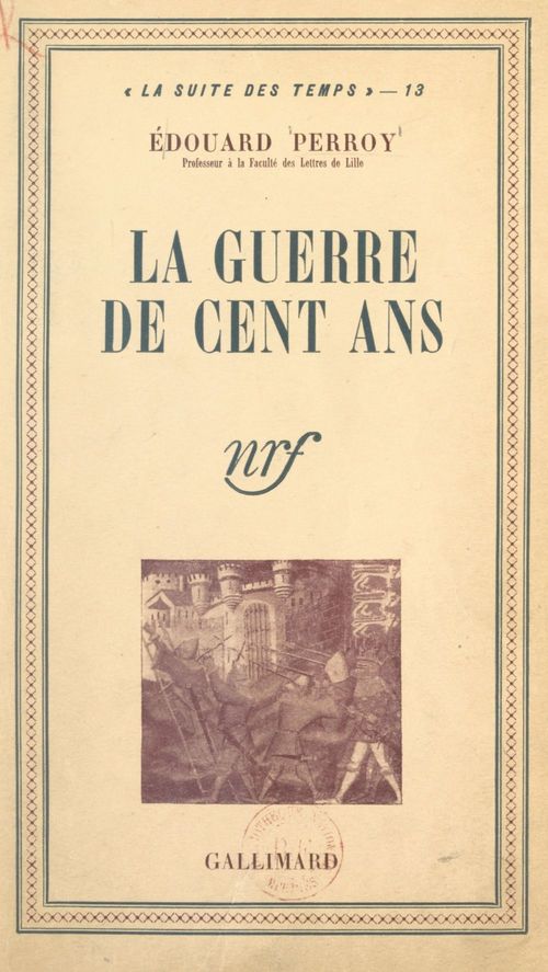 ebook cover of La Guerre de Cent ans, by Edouard Perroy