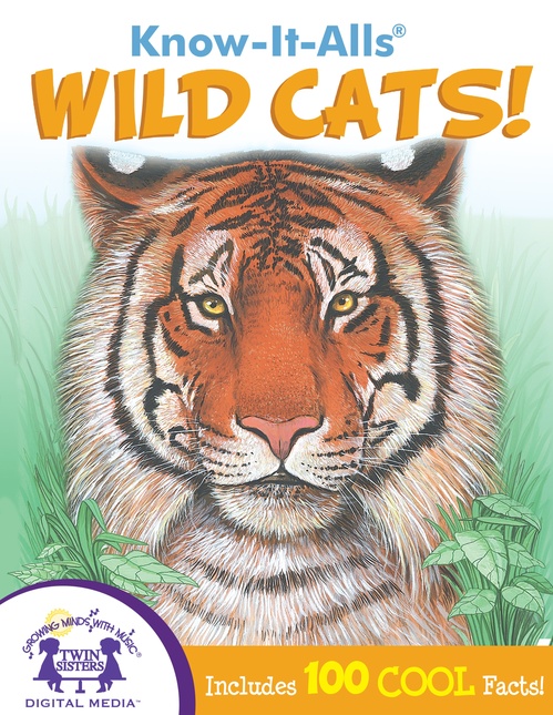 Couverture ebook de Know-It-Alls! Wild Cats, de Diane Muldrow