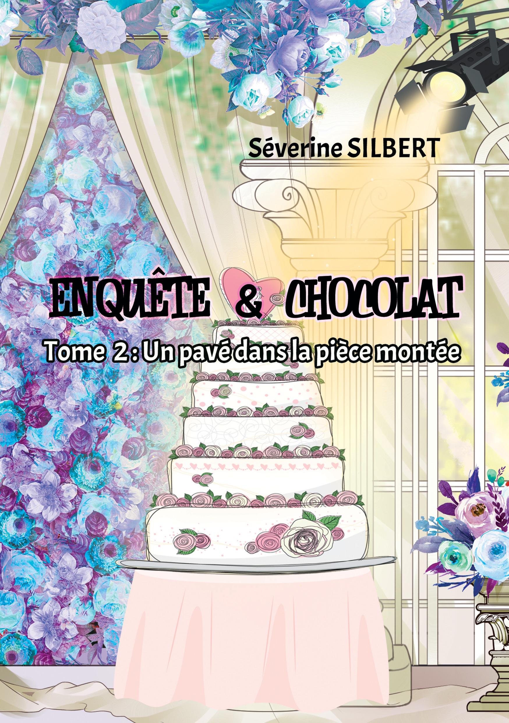 Couverture ebook de Enquête et chocolat, de Séverine Silbert