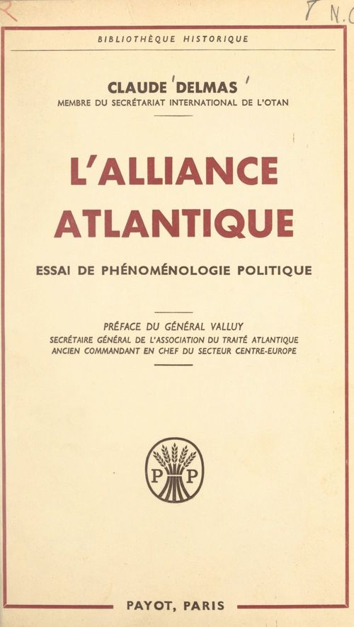 Couverture ebook de L'Alliance Atlantique, de Claude Delmas