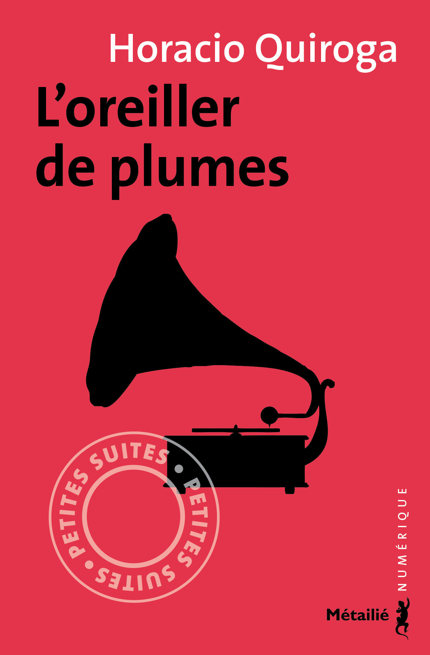 ebook cover of L'oreiller de plumes, by Horacio Quiroga