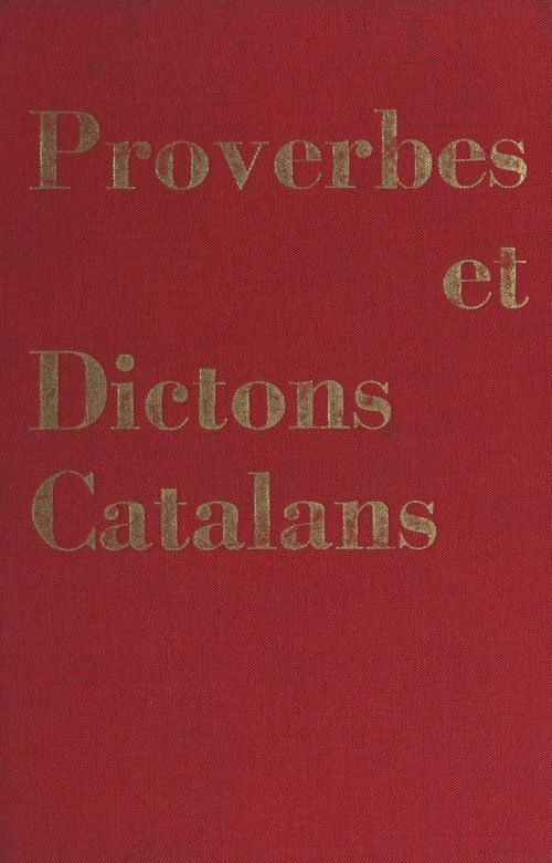 Couverture ebook de Proverbes et dictons catalans, de Henri Guiter