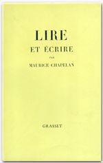Couverture ebook de Lire et écrire, de Maurice Chapelan