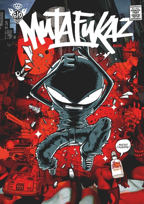 Couverture ebook de Mutafukaz - Tome 1 - Dark Meat City, de RUN