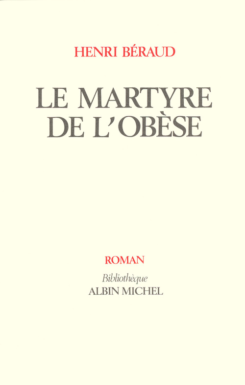 Couverture ebook de Le Martyre de l'obèse, de Henri Béraud