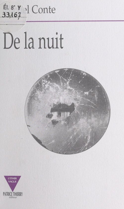 Couverture ebook de De la nuit, de Michel Conte