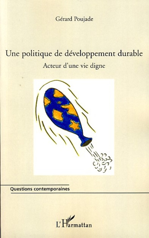 Couverture ebook de Une politique de développement durable, de Gérard Poujade