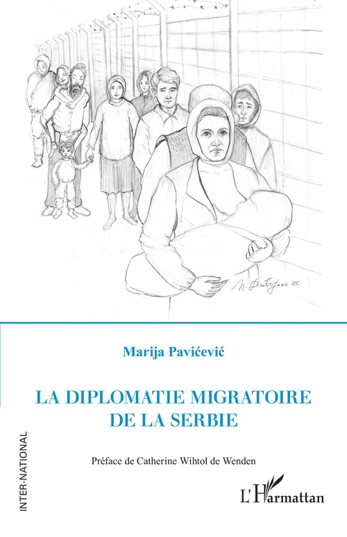 Couverture ebook de La diplomatie migratoire de la Serbie, de Marija Pavicevic