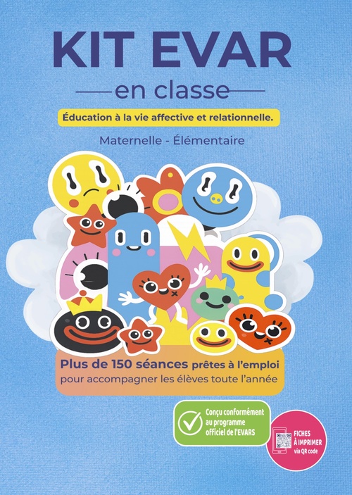Couverture ebook de Kit EVAR - Éducation à la vie affective et relationnelle en classe, de Julia Pietri