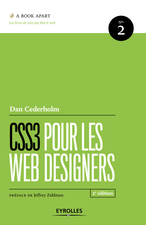 Couverture ebook de CSS3 pour les web designers, de Dan Cederholm