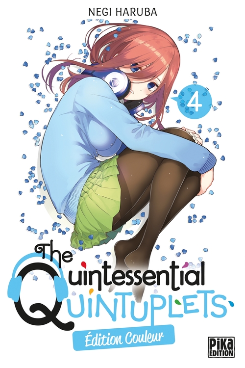 Couverture ebook de The Quintessential Quintuplets T04 Edition couleur, de Negi Haruba
