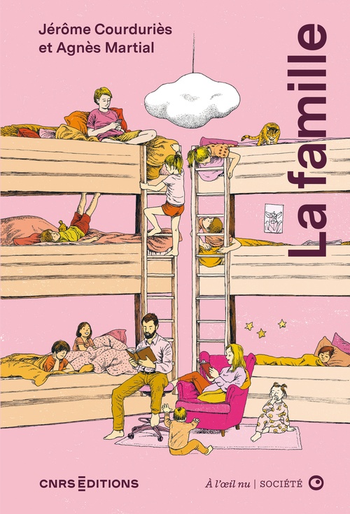 ebook cover of La famille à l'oeil nu, by Jérôme Courduriès, Agnès Martial, Julien Martinière
