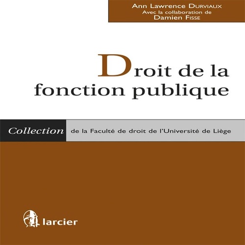 ebook cover of Droit de la fonction publique, by Ann Lawrence Durviaux