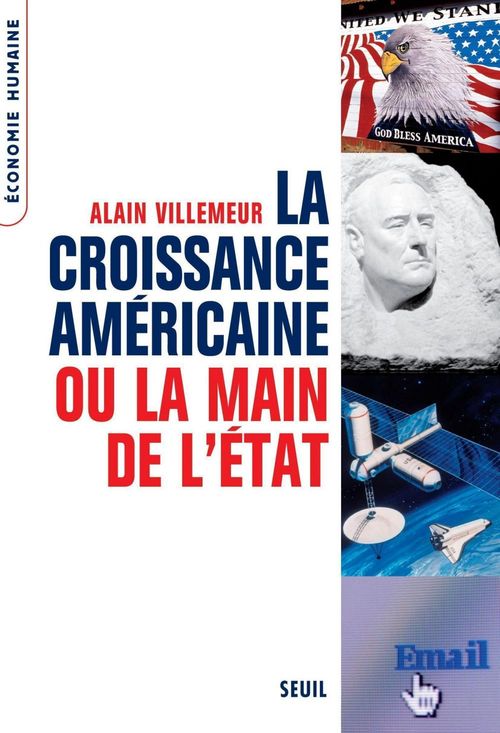 Couverture ebook de La Croissance américaine ou la main de l'Etat, de Villemeur Alain