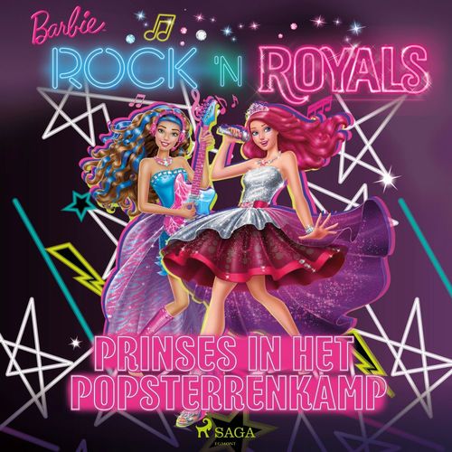 audiobook cover of Barbie - Prinses in het Popsterrenkamp, by Mattel