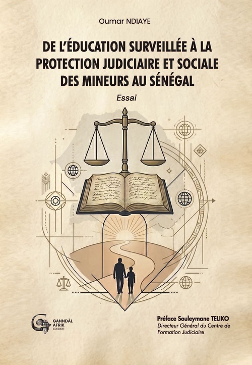 Couverture ebook de De l'éducation surveillée à la protection judiciaire et sociale des mineurs au Sénégal, de Pius Ngandu Nkashama