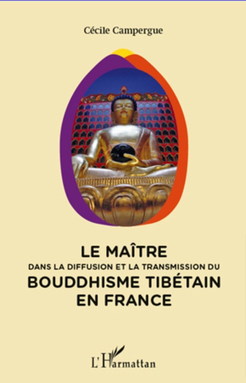 Couverture ebook de Maitre dans la diffusion et la transmission du bouddhisme tibétain en France, de Cécile Campergue