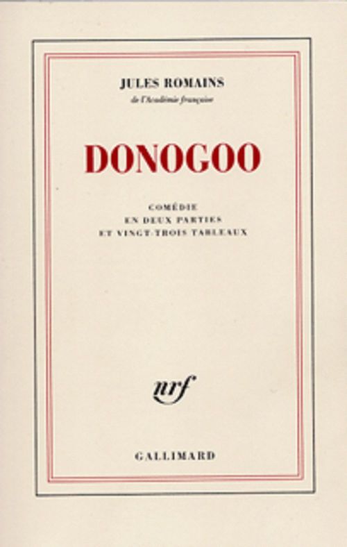 Couverture ebook de Donogoo, de Jules Romains
