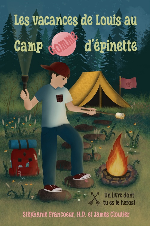 ebook cover of Les vacances de Louis au Camp Gomme d´épinette, by Stéphanie Francoeur, James Cloutier