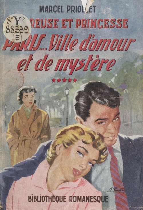 ebook cover of Amoureuse et princesse (5). Paris... ville d'amour et de mystère, by Marcel Priollet