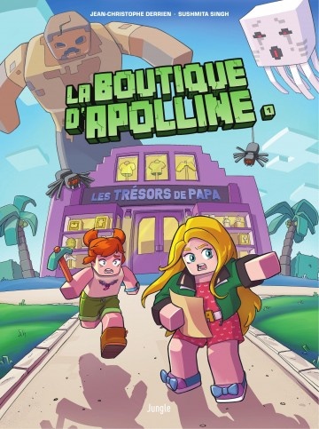 ebook cover of La Boutique d'Apolline - Tome 1 - Les trésors de papa, by Jean-Christophe Derrien