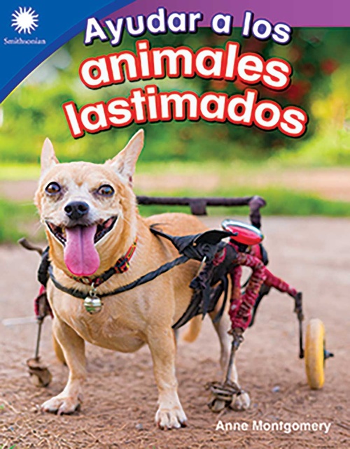 ebook cover of Ayudar a los animales lastimados, by Anne Montgomery