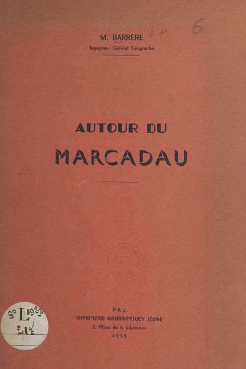 Couverture ebook de Autour du Marcadau, de Marcel Barrere