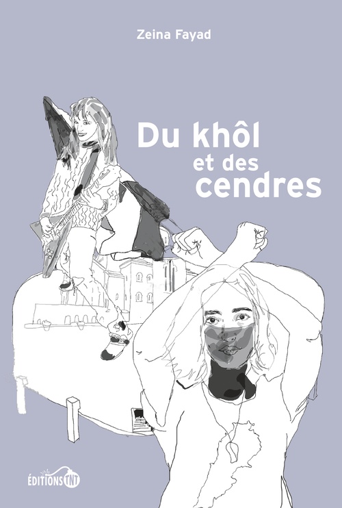 Couverture ebook de Du khôl et des cendres, de Zeina Fayad