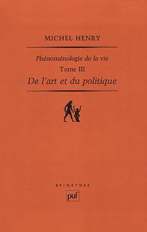 Couverture ebook de De l'art et du politique, de Michel Henry