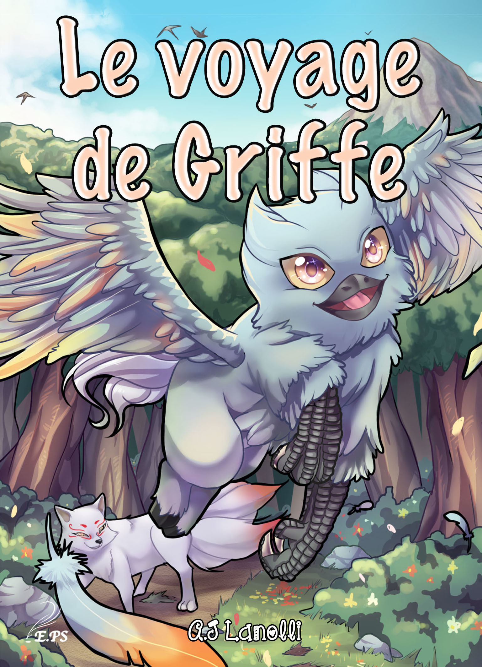 Couverture ebook de Le voyage de Griffe, de A.J Lanolli, Mégane Cuvelier