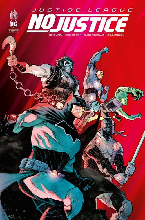 ebook cover of Justice League - No Justice, by James Tynion IV